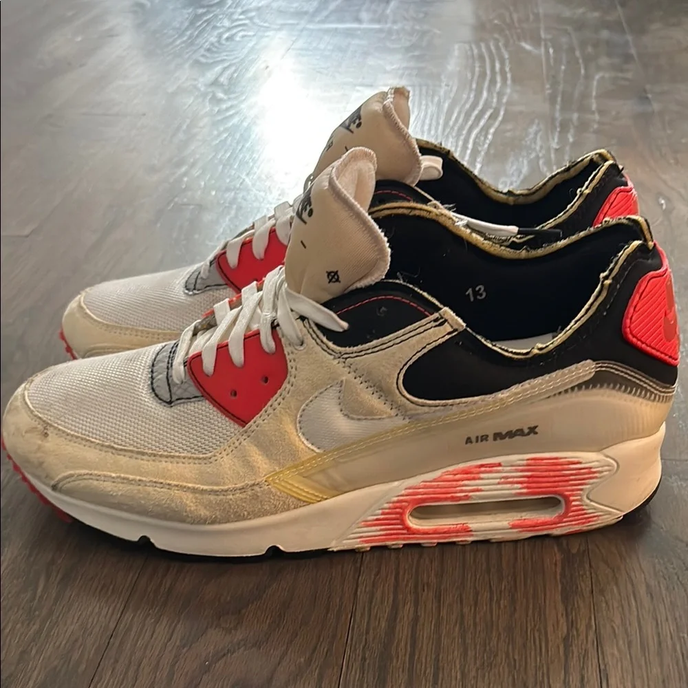 Nike Air Max III PRM. Archetype Bright Crimson. Size 13 - Picture 3 of 9